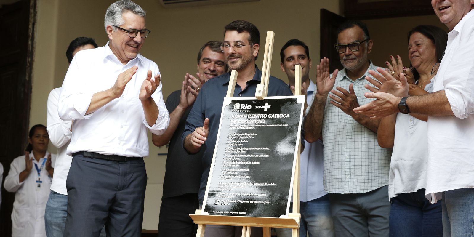 Rio inaugura Super Centro de Vacinação em edifício histórico