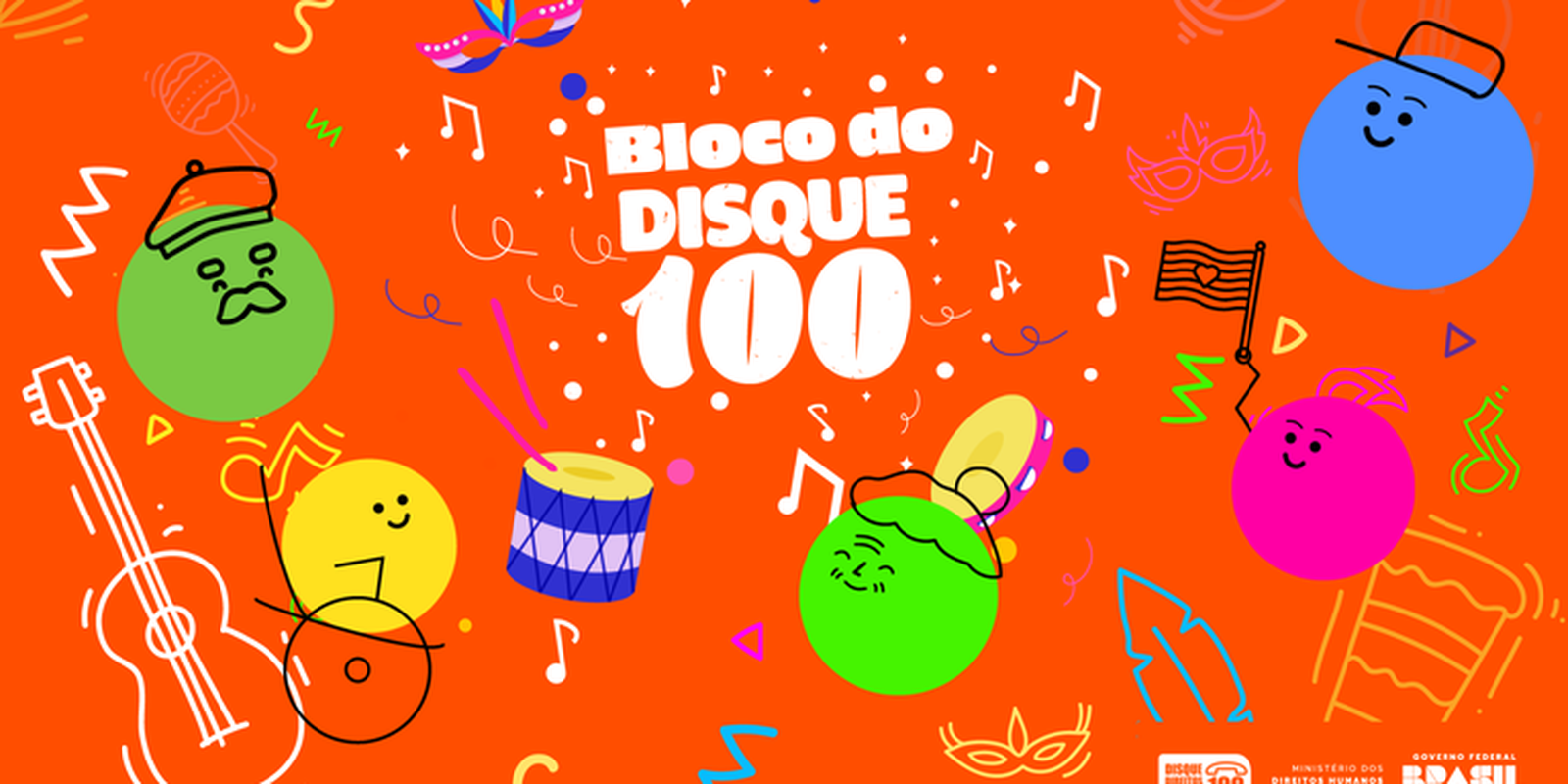 Bloco do Disque 100: canal vai receber denúncias no carnaval