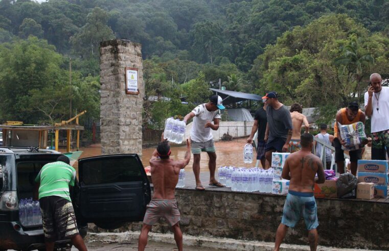 Abastecimento de água é parcialmente restabelecido em São Sebastião